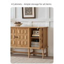 Avolo Sideboard(Natural Wood)