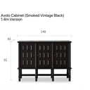 Avolo Sideboard（Smoked Vintage Black)