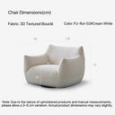 Lunora Armchair（Cream White）