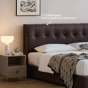Vezza Bed（Mocha Brown)