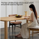 Bento Dining Table（Natural Wood)