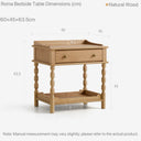 Roma Bedside Table