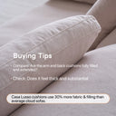 Cloud Sofa(Lilac Pink)