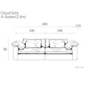 Cloud Sofa(Lilac Pink)