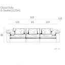Cloud Sofa(Lilac Pink)