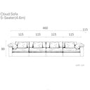 Cloud Sofa(Lilac Pink)