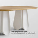 Wind Chime Dining Table(Natural Wood)