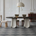 Wind Chime Dining Table(Natural Wood)