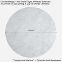 Averon Round Dining Table(Marble Top）