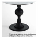 Averon Round Dining Table(Marble Top）