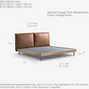 Nuvora Bed(Vintage Brown)