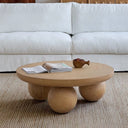 Polka Dot Coffee Table(Natural Wood)