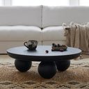 Polka Dot Coffee Table(Natural Wood)