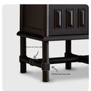 Avolo Sideboard（Smoked Vintage Black)