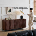 Brula Sideboard(Walnut Colour)