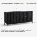Brula Sideboard(Vintage Black)