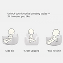 Lunora Armchair（Cream White）