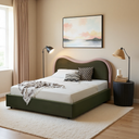 Sona Bed – Cream Beige