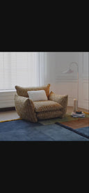 Tessra Armchair(Yellow & White)